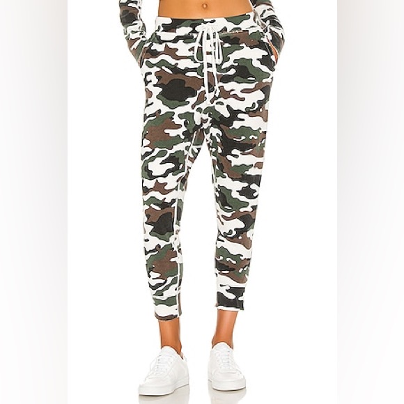 Nili Lotan Nolan Sweatpant In White Camo